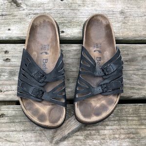 Betula by birkenstock black sandals